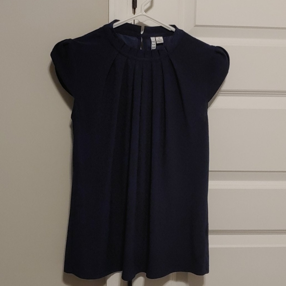 Little blue dress shirt